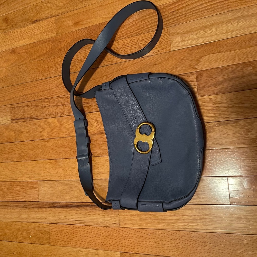 Brand New Blue Tori Burch crossbody